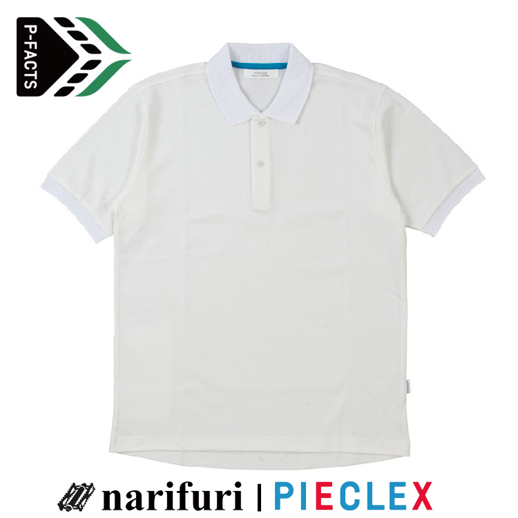 narifuri × ピエクレックス レギュラーポロシャツ